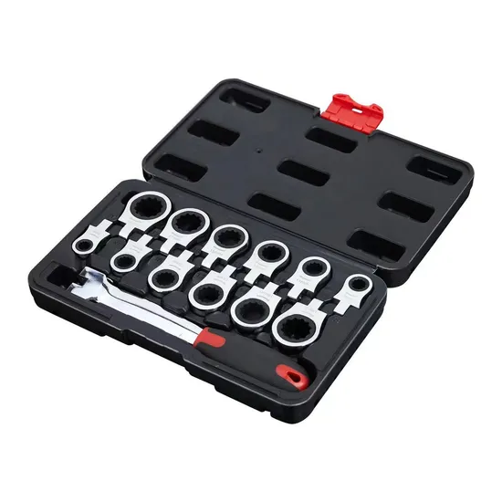 12 in 1 Interchangeable Ratchet Ring Wrench